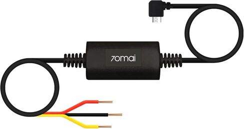 70mai Hardwire Kit, 10ft Micro USB for 70mai Car Dash Cams, 12V-30V to 5V/2.4A, Low Voltage Protection, 24 Hour Parking Surveillance Power Supply for 70mai Car Dash Cameras in Kuwait