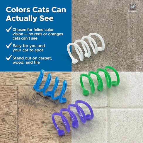 Cat Spring Toys Cats Can't Resist – Family Made in the USA, Set of 4 in Kuwait