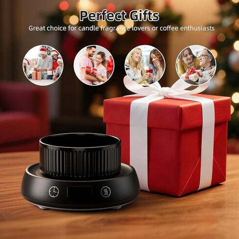 Mug Warmer for Desk, Electric Coffee Cup Warmer Candle Warmer 1-9H Delay Start & Auto Shut Off Timer, 3 Temperature Setting Smart Tea Beverage Coffee Warmer Wax Melt Warmer Scented Oil Wax Cube Melter in Saudi Arabia