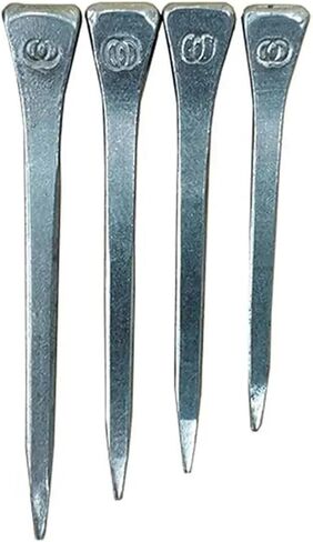 Horseshoe Nails 100 Pcs Steel E2-E8 Hoof Nails – Practical Horse Equipment for Shoe Repair, Harness Upkeep & Riding Essentials(100Pcs E8 60.5mm) in Kuwait