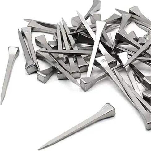 Horseshoe Nails 100 Pcs Steel E2-E8 Hoof Nails – Practical Horse Equipment for Shoe Repair, Harness Upkeep & Riding Essentials(100Pcs E8 60.5mm) in Saudi Arabia