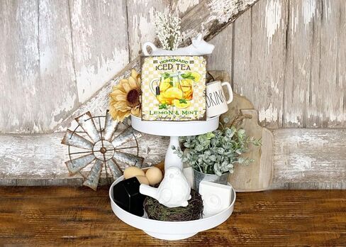 Iced Tea Wood Mini Sign 5" x 5" in Kuwait