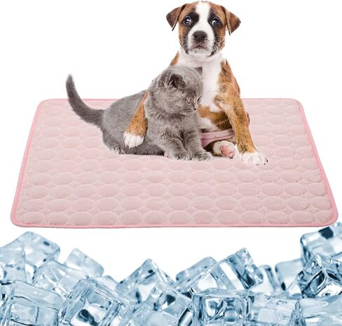 Dog Cooling Mat, Upgraded Arc-Chill Cooling Mat for Dogs Q-Max>0.4, Washable Dog Cooling Pad, Non-Slip Portable Cooling Pad for Dogs, Self-Cooling Bed for Small Medium Large Dogs Cats Indoor Outdoor in Kuwait