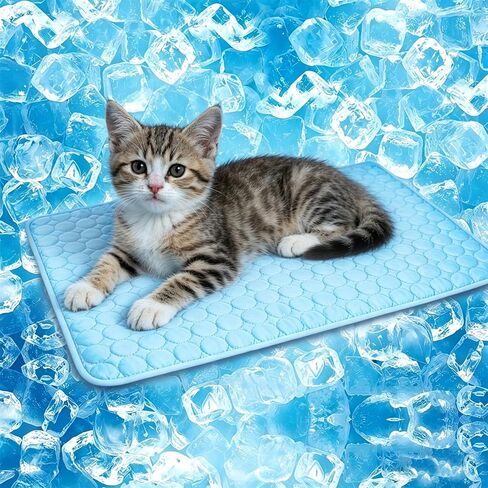 Dog Cooling Mat, Upgraded Arc-Chill Cooling Mat for Dogs Q-Max>0.4, Washable Dog Cooling Pad, Non-Slip Portable Cooling Pad for Dogs, Self-Cooling Bed for Small Medium Large Dogs Cats Indoor Outdoor in Kuwait