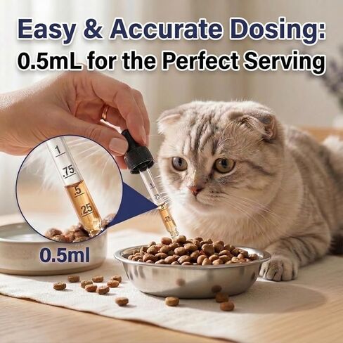 Cat Probiotics for Digestive Support - Liquid Probiotics for Cats with Digestive Enzymes & Natural Extracts Supports Sensitive Stomach - Easy-to-Use Drops 2oz (60ml) in Kuwait