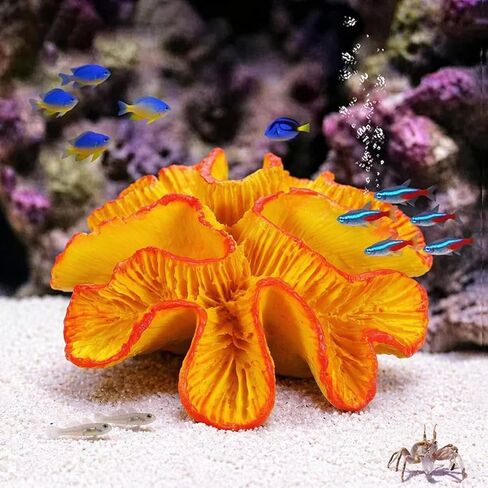 Didiseaon Artificial Coral Reef Aquarium Decor 5.11In Resin Fish Tank Decoration for Freshwater Saltwater Fish Tank Accessories Natural-Looking Reef Ornament in Kuwait