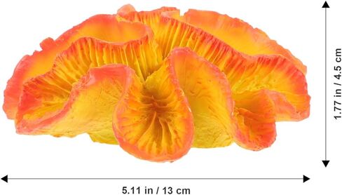 Didiseaon Artificial Coral Reef Aquarium Decor 5.11In Resin Fish Tank Decoration for Freshwater Saltwater Fish Tank Accessories Natural-Looking Reef Ornament in Kuwait