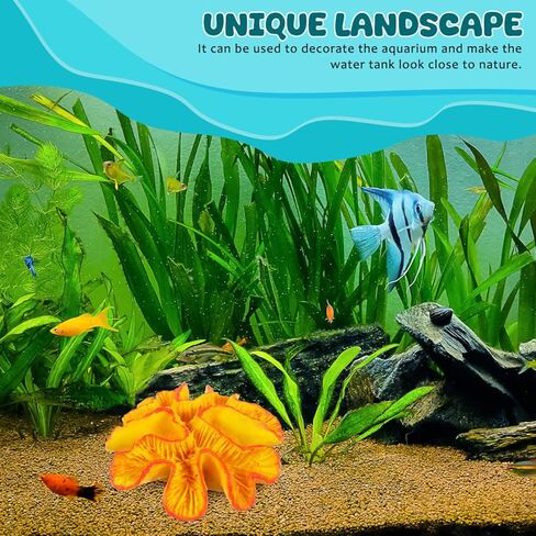Didiseaon Artificial Coral Reef Aquarium Decor 5.11In Resin Fish Tank Decoration for Freshwater Saltwater Fish Tank Accessories Natural-Looking Reef Ornament in Kuwait