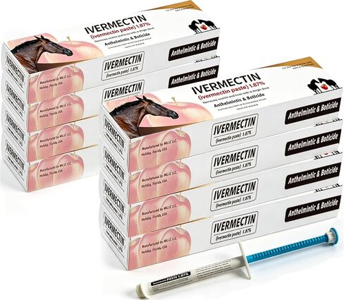 Paste for Horse 1.87% – 8 Pack Apple Flavored 6.08g Each Tube for Horses Only in Kuwait