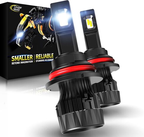 مصابيح الضباب Cougar Motor H7، مصابيح H7 الكهربائية 18000LM فائقة السطوع 6500K زينون أبيض - حجم صغير مع مروحة تبريد، غير قطبية، التوصيل والتشغيل، حزمة من 2 in Saudi Arabia