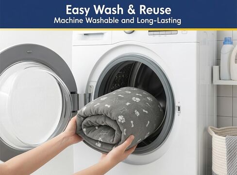 Muddy Mat® وسادات تبول للكلاب قابلة للغسل، وسادات فائقة الامتصاص وقابلة لإعادة الاستخدام للجراء - وسادات تدريب مضادة للماء بنسبة 100% للحيوانات الأليفة للتبول والنونية، وسادات للكلاب غير قابلة للانزلاق للأقفاص وأقلام اللعب والأرضيات - عبوتان، رمادي 24 بوص in Kuwait