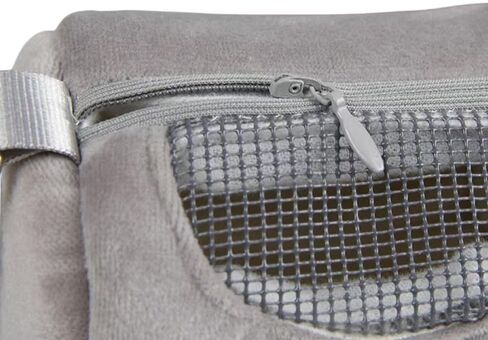 Hamster Carrier Bag with Breathable Window Portable Small Pet Carriers Soft-Sided Hands-Free Shoulder Strap Hamster Bag for Short Distance Travel Outdoor Check-Up Dwarf Hamsters Rats Mice in Kuwait