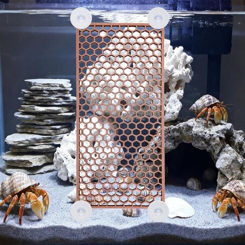 Hermit Crab Climbing Toy, Reptile Habitat Decor Exercise Playground Hermit Crab Accessories for Tank and Aquarium Decoration (Brown) in Kuwait