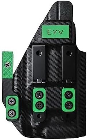 حافظة مسدس IWB للحمل المخفي - مناسبة لـ Springfield Prodigy 3.5 "TLR7 HLX | حافظات مسدس Kydex المصنوعة يدويًا مع مجموعة مخالب مخصصة | حافظات EYV in Kuwait
