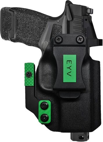 IWB Gun Holster للحمل المخفي - يناسب Springfield Prodigy 3.5 " | حافظات مسدس Kydex المصنوعة يدويًا مع مجموعة مخالب مخصصة وخيارات الملحقات الملونة | حافظات EYV in Kuwait