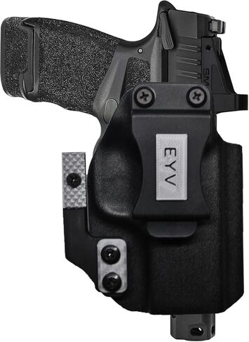 IWB Gun Holster للحمل المخفي - يناسب CZ Shadow 2 Carry | حافظات مسدس كيديكس المصنوعة يدويًا مع مجموعة مخالب مخصصة وخيارات الملحقات الملونة | حافظات EYV in Kuwait