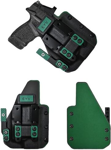 حافظة مسدس IWB للحمل المخفي - تناسب Kimber Micro 9mm | حافظات مسدس كيديكس المصنوعة يدويًا من الجلد الهجين مع مجموعة مخالب مخصصة | حافظات EYV in Kuwait