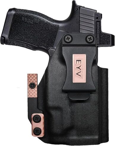IWB Gun Holster للحمل المخفي - يناسب CZ Shadow 2 Carry | (ذهبي وردي) حافظات مسدس كيديكس المصنوعة يدويًا مع مجموعة مخالب مخصصة | حافظات EYV in Kuwait