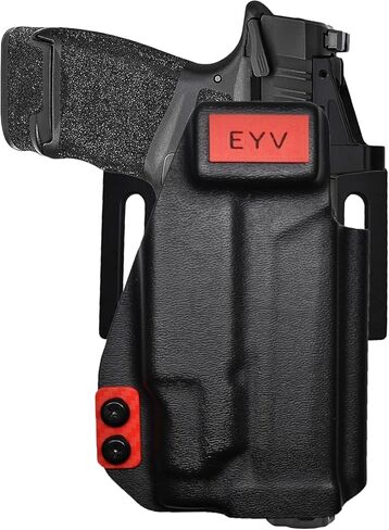 OWB (Outside the Waistband) Gun Holster - Fits for the Kimber CDS9 with O Light PLX | Handmade Kydex Pistol Holster | EYV Holsters in Kuwait