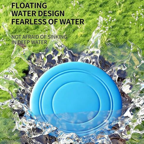 7 Inch Dog Flying Disc, Water Floating Flyer, Puppy Flyer Toy React Faster Training Interactive Toys for Small Medium Dog, Lightweight Durable and Water Resistant Floating Saucer, 5 Pack in Kuwait