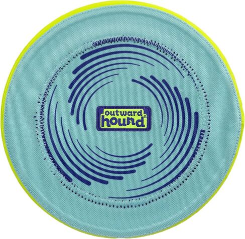 Outward Hound FlyFetch Disc Dog Toy, Aerodynamic for Fetch, Lightweight Foam & Durable Rubber, Floats in Water, All Breeds, 8.3" in Kuwait