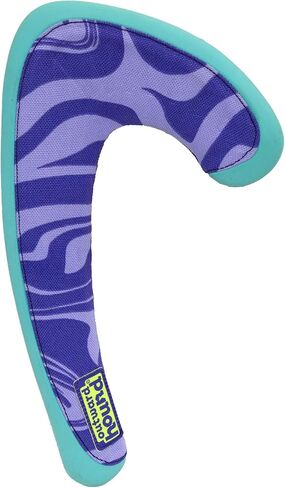 Outward Hound FlyFetch Boomerang Dog Toy, Lightweight Foam Core, Rubber Rim, Floats in Water, All Breeds, 11" in Kuwait