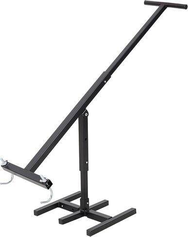 Gecheer Bin Compactor لمكتب مطعم حديقة المطبخ - كسارة نفايات يدوية بدون لمس لصناديق سعة 32 إلى 170 جالون - ضاغطة نفايات حديدية قابلة للتعديل مع قبضة مريحة in Kuwait