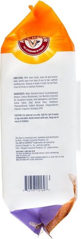 Arm and Hammer for Pets Odor Control Wipes for Cats, Violet Cedarwood Scent - Odor Eliminating Waterless Wipes with Baking Soda Between Baths, Safe Formula, 100 Count in Kuwait