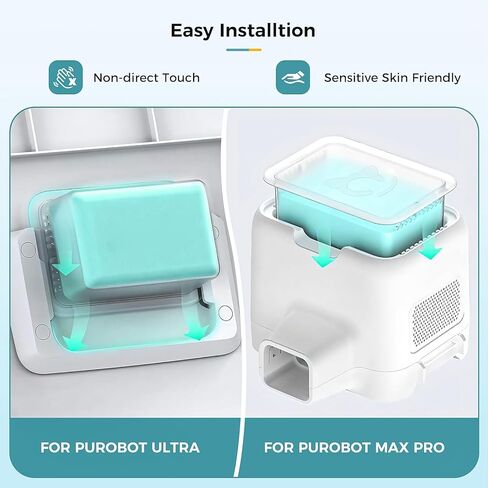 N60 Odor Eliminator for Petkit Purobot Ultra and Purobot Max Pro Self-Cleaning Cat Litter Box, 3 Pack Cat Litter Odor Eliminator N60 in Kuwait