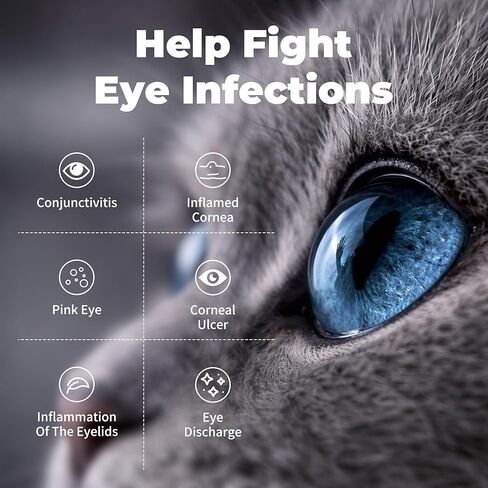 Pet Eye Health for Dogs, Cats, Cattle, Sheep, Horses, Birds and Puppies, Kitten - 3 Tubes, 3.5g Each in Kuwait