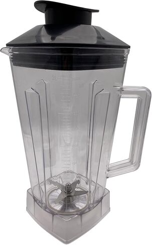 Replacement 64oz Square blender cup with wet blade ice blade assembly,Compatible with Vitamix Vita-Prep 3 - Model VM0101E/Vitamix 5200 VM0103/Vitamix G-Series (Blender Cup With Wet Blade Assembly) in Saudi Arabia