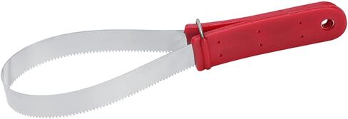 Stainless Steel Horse Grooming Tool, Smooth Comb with Teeth for Shedding and Heavy Cleaning, Sweat Scraping and Water Removal, with Non Slip Handle, for Horses and Ponies in Kuwait