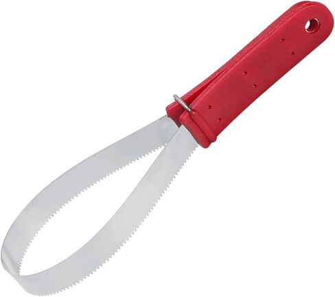 Stainless Steel Horse Grooming Tool, Smooth Comb with Teeth for Shedding and Heavy Cleaning, Sweat Scraping and Water Removal, with Non Slip Handle, for Horses and Ponies in Kuwait