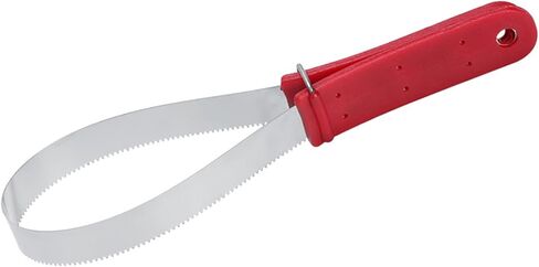 Stainless Steel Horse Grooming Tool, Smooth Comb with Teeth for Shedding and Heavy Cleaning, Sweat Scraping and Water Removal, with Non Slip Handle, for Horses and Ponies in Kuwait