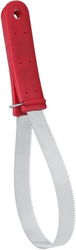 Stainless Steel Horse Grooming Tool, Smooth Comb with Teeth for Shedding and Heavy Cleaning, Sweat Scraping and Water Removal, with Non Slip Handle, for Horses and Ponies in Kuwait