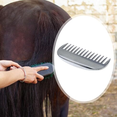 Horse Tool Horse Grooming Comb for Long Hair Ponies Shedding in Kuwait