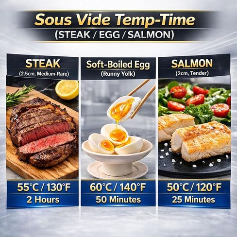 طباخ Sous Vide التجاري بقدرة 1400 وات، جهاز تدوير غمر مع تحكم دقيق في درجة الحرارة ومؤقت، شاشة LCD كبيرة، مقاومة للماء IPX7، مضخة تسخين سريعة، آلة Sous Vide للاستخدام المنزلي والتجاري in Kuwait