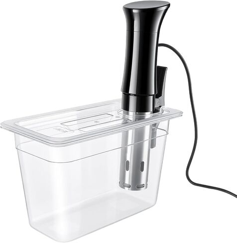 حاوية Sous Vide صغيرة مع غطاء، خزان Sous Vide بسعة 6 لتر للطهي البطيء في المنزل وإعداد الوجبات - خالية من مادة BPA in Kuwait