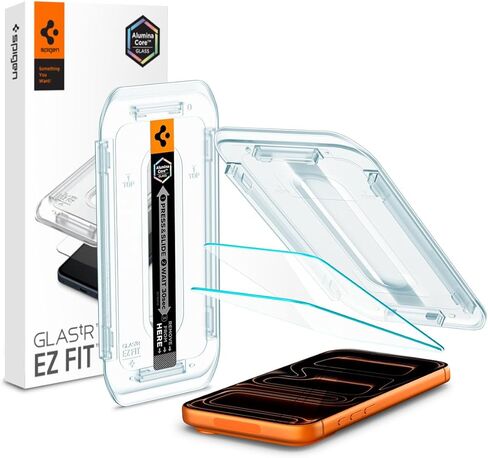 Spigen Tempered Glass Screen Protector [GlasTR EZ FIT] designed for iPhone 11 Pro Max/iPhone Xs Max [6.5 inch] [Case Friendly] - 2 Pack in Saudi Arabia