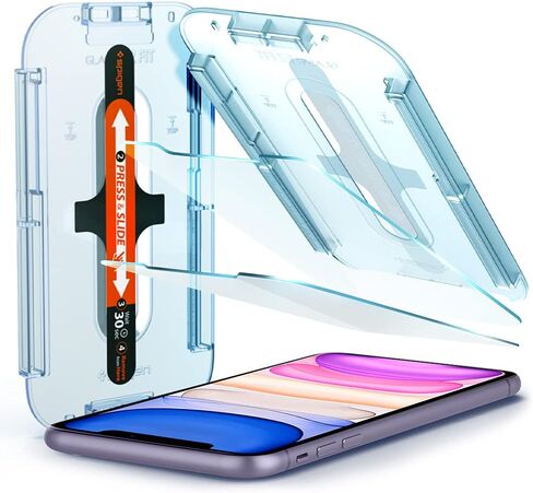Spigen Tempered Glass Screen Protector [GlasTR EZ FIT] designed for iPhone 11 Pro Max/iPhone Xs Max [6.5 inch] [Case Friendly] - 2 Pack in Saudi Arabia