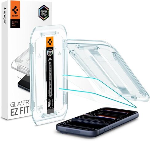 Spigen Tempered Glass Screen Protector [GlasTR EZ FIT] designed for iPhone 11 Pro Max/iPhone Xs Max [6.5 inch] [Case Friendly] - 2 Pack in Saudi Arabia