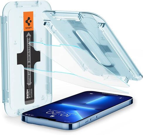 Spigen Tempered Glass Screen Protector [GlasTR EZ FIT] designed for iPhone 11 Pro Max/iPhone Xs Max [6.5 inch] [Case Friendly] - 2 Pack in Saudi Arabia