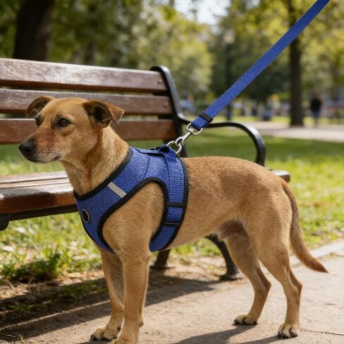 1pc Pet Dog Cat Seat Belts, Car Headrest Restraint Adjustable Safety Leads Vehicle Seatbelt Harness, Keep Your Pet Safe On The Road: Pet Car Safety Rope & Ring Dog Car Seat Belt(Blue) in Kuwait