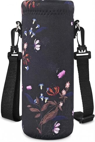 حامل حقيبة زجاجات المياه من AUPET، 24oz/32oz معزول من مادة النيوبرين لزجاجات 1000 مل/750 مل مع حزام كتف للفتيات والأولاد والبالغين in Kuwait
