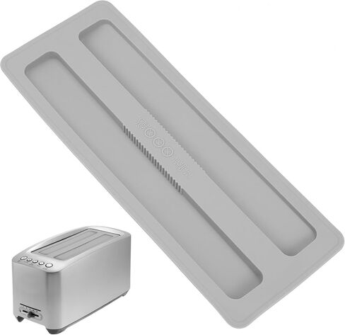 Beavorty Toaster Lid Cover Replacement 1pcs Silicone Breakfast 2 Slices Bread Machine Cover Electric Toaster Upper for Machine Part Accessories(grey) in Kuwait