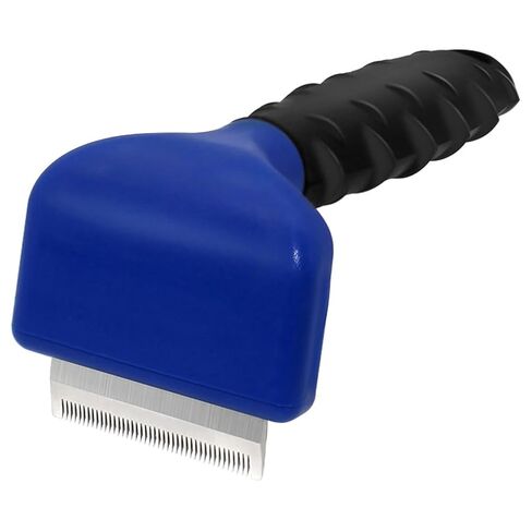 Yardwe Cat Deshedding Tool - Pet Shedding Brush for Indoor Cats Hair Grooming - Professional Undercoat Rake & Comb for Short Or Long Haired Kittens, Small Dogs, Blue, 2. 5 X 2. 4 X 5. 9 in in Kuwait