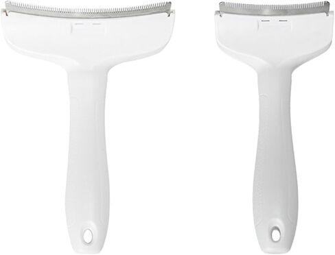 Efficient Pet Hair Trimming Tool with Ergonomic Handle for Long Short Haired Cats Dog Grooming Gentle Shedding Control Pet Brush in Saudi Arabia