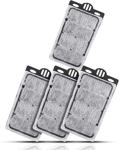 4pcs Aquarium Waterfall Reptiles Turtle Filter Cartridges Replacement Waterfall Filter only Ultra-Activated Carbon with Whisper Technology (4pcs Filter Cartridges) in Kuwait