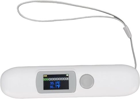 Luocute Pet Microchip Scanner Bluetooth، قارئ شرائح الحيوانات 3 في 1 مع شاشة ملونة 1.14 بوصة وقراءة درجة الحرارة، لإدارة ISO 11784 11785 FDX B in Kuwait