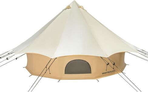 WHITEDUCK Regatta Bell Tent Rain Fly - غطاء Flysheet مقاوم للماء لخيمة Regatta Canvas Bell مع StoveJack، حماية من الأشعة فوق البنفسجية والطقس، ملحق للتخييم والتخييم في 4 فصول in Kuwait